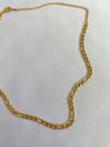 Gold chain necklace
