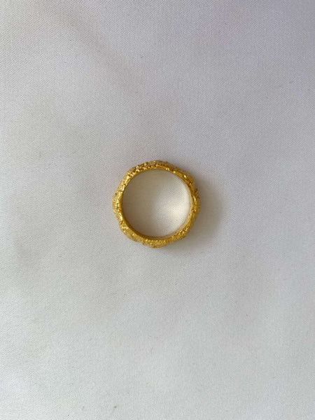 Ring in 18k gold plating