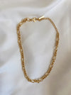 Sound, A minimalistic necklace in sterling silver and gold plating 