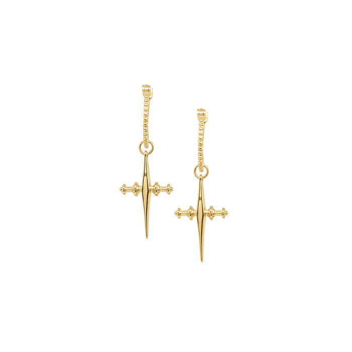 Gold earrings 